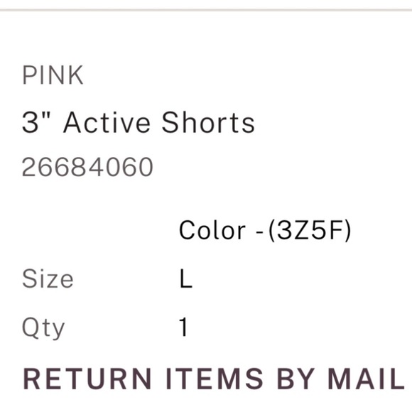 New NWT NIP VS PINK Victoria Secret 3” active running shorts grey gray L large - Picture 2 of 2